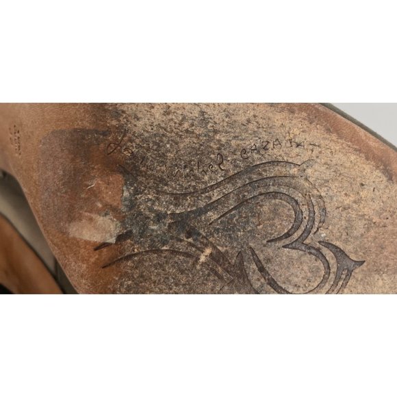 Jean-Michel Cazabat Designer Rosalba Size 38 (7.5/8) Leather & Snakeskin Boot - Picture 8 of 9